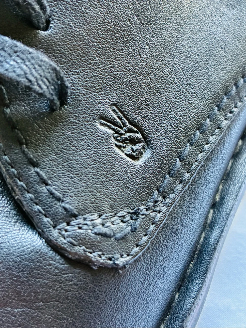 John Varvatos Black Leather Hipster Chukka Boots, Size 10